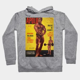 APOLO Spain - Vintage Physique Muscle Male Model Magazine Cover Hoodie